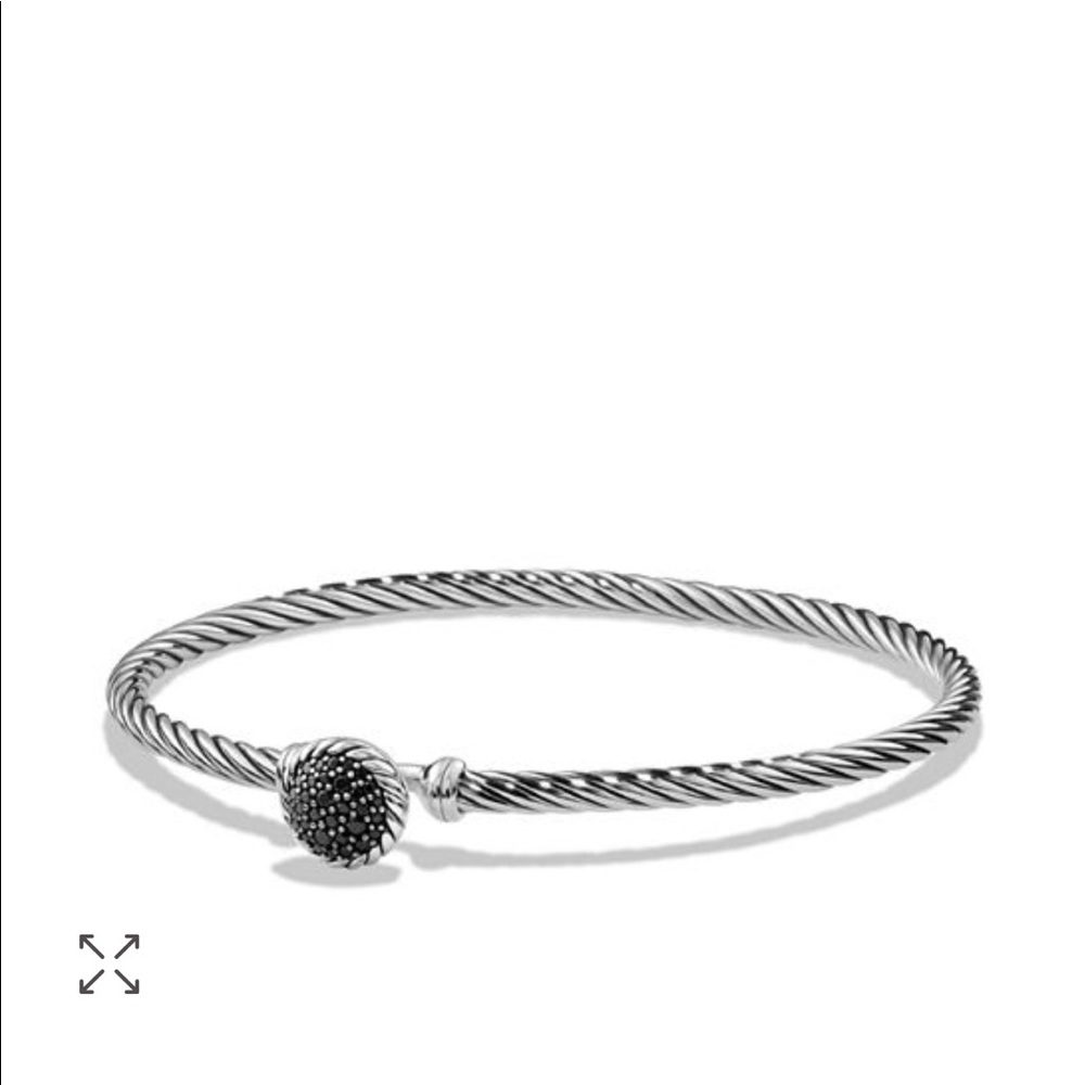David Yurman chatelaine bracelet w black diamonds